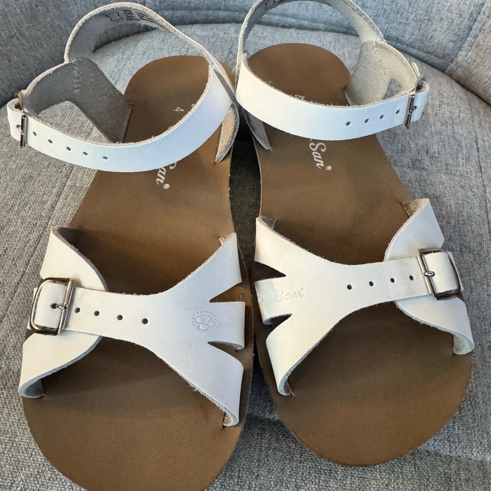 White Kids Sandals